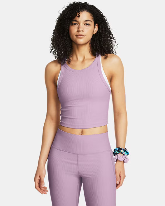 Women's UA Meridian Rib Crop Tank | Under Armour | Under Armour (US)