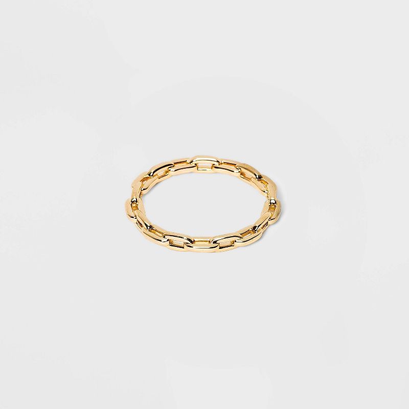 SUGARFIX by BaubleBar Gold Link Chain Ring | Target