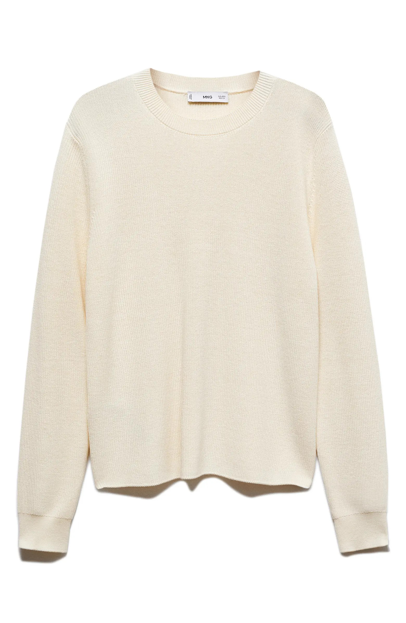 MANGO Crewneck Sweater | Nordstrom | Nordstrom