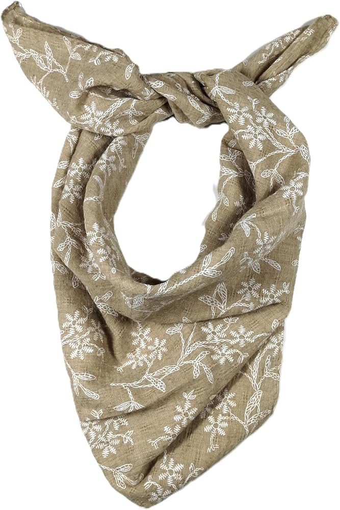 Shanlin Unisex Cotton Square Bandanas Scarves 24x24 | Amazon (US)
