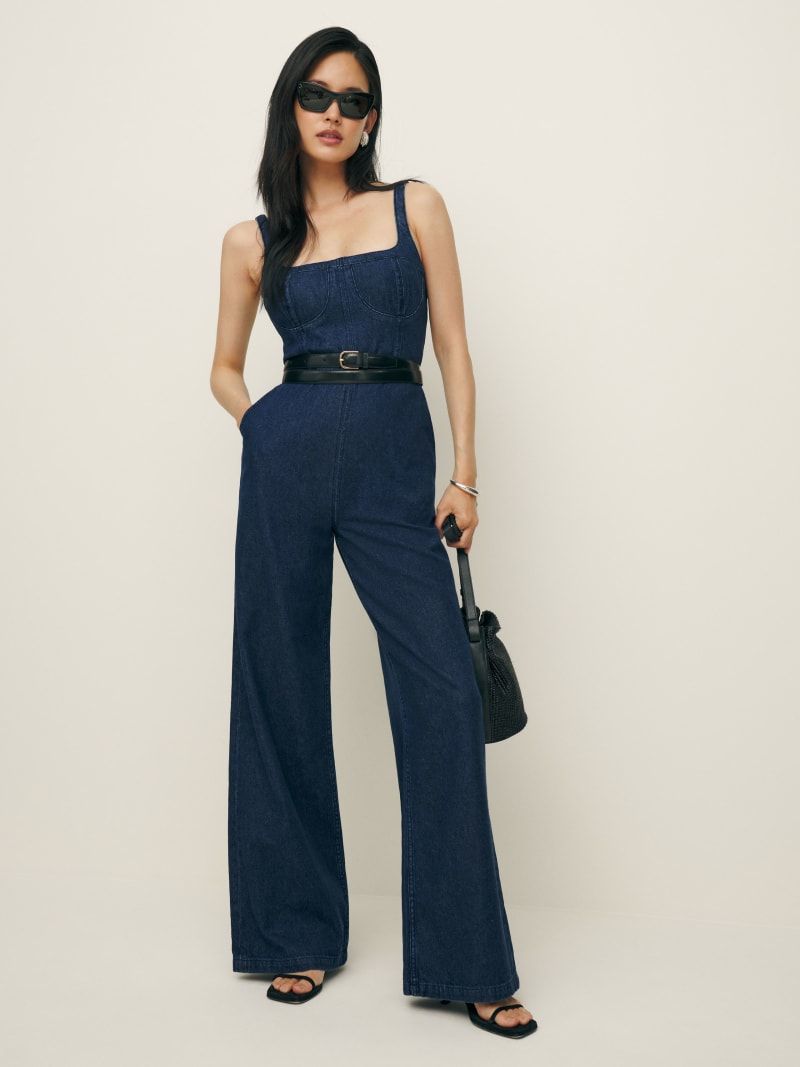 Melody Denim Jumpsuit | Reformation (US & AU)