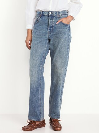 Low-Rise Slouchy Straight Jeans | Old Navy (CA)