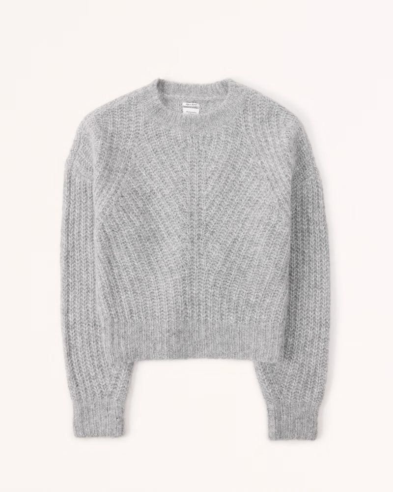 Alpaca-Blend Crew Sweater | Abercrombie & Fitch (US)