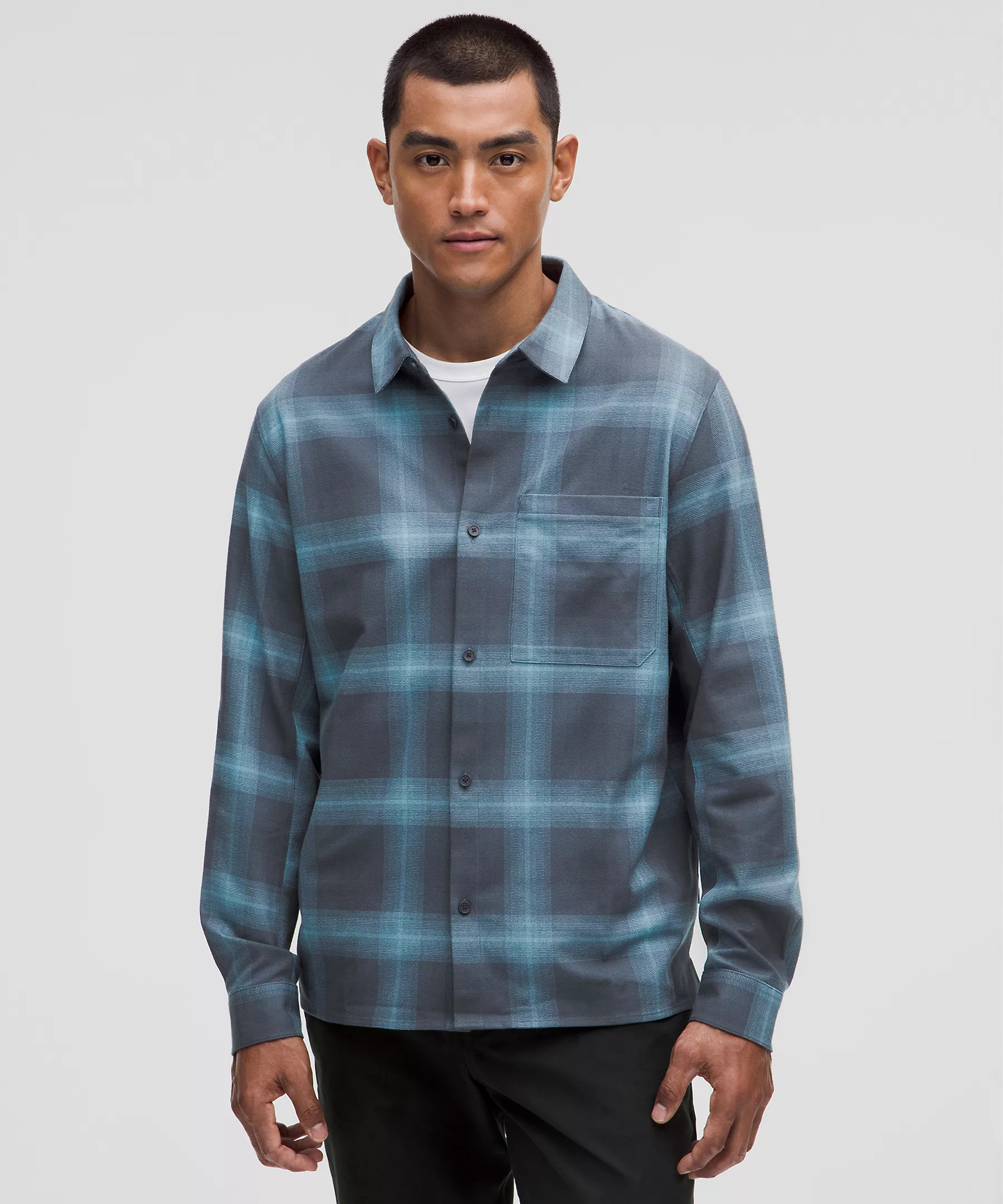 Brushed Woven Overshirt | Men's Long Sleeve Shirts | lululemon | Lululemon (US)