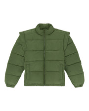 Snap Off Sleeve Nylon Puffer Jacket | We Wore What