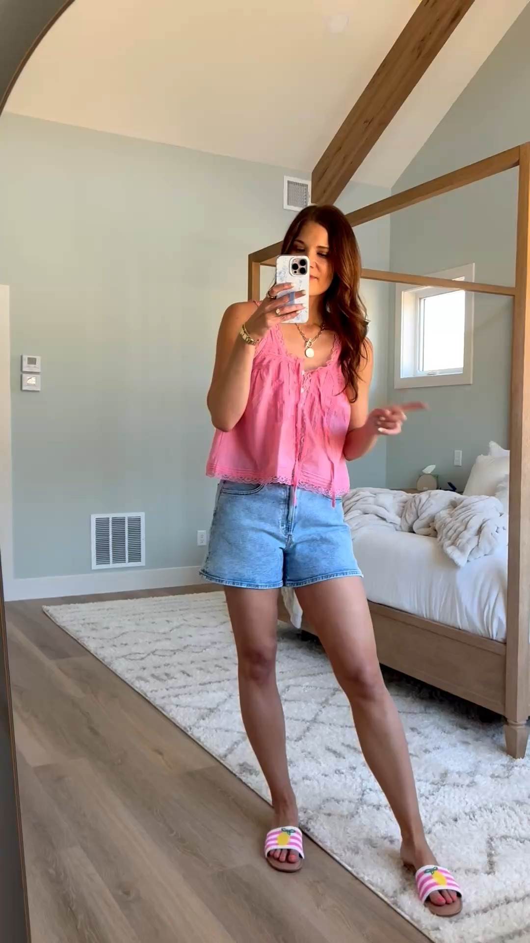 Such a good look for less tank. I have this in so many colors because it is just that good. It is lightweight, flattering, and so easy to style for summer.



Tall girl outfits, Look for less tank, Summer tank top, Denim shorts outfit, Amazon tall girl clothing, 6 foot style, Casual summer outfits, Everyday outfit ideas, Easy outfit pieces, Affordable fashion finds, Lightweight tops, Stang and Co

#LTKActive #LTKTall #LTKSeasonal
