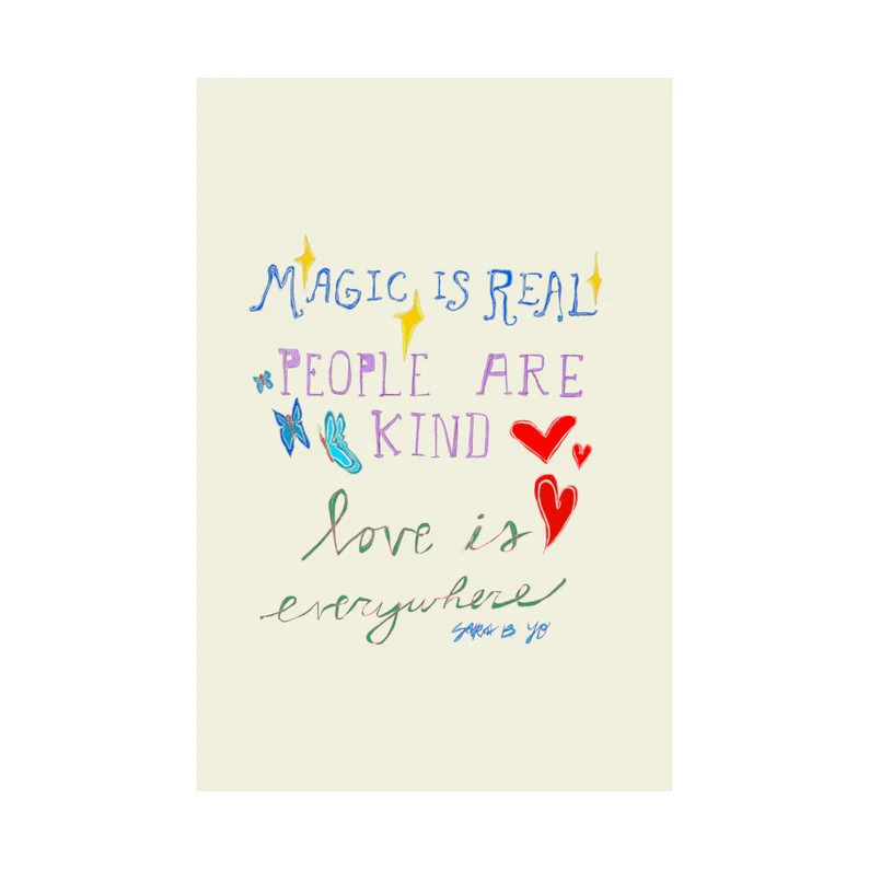 Magic is Real Art Print - Etsy | Etsy (US)