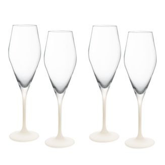 Villeroy & Boch Manufacture Rock Blanc Flute, Set of 4  | Bloomingdale's Home | Bloomingdale's (US)