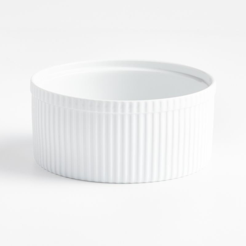 Extra-Large Porcelain Ramekin for Souffle + Reviews | Crate & Barrel | Crate & Barrel