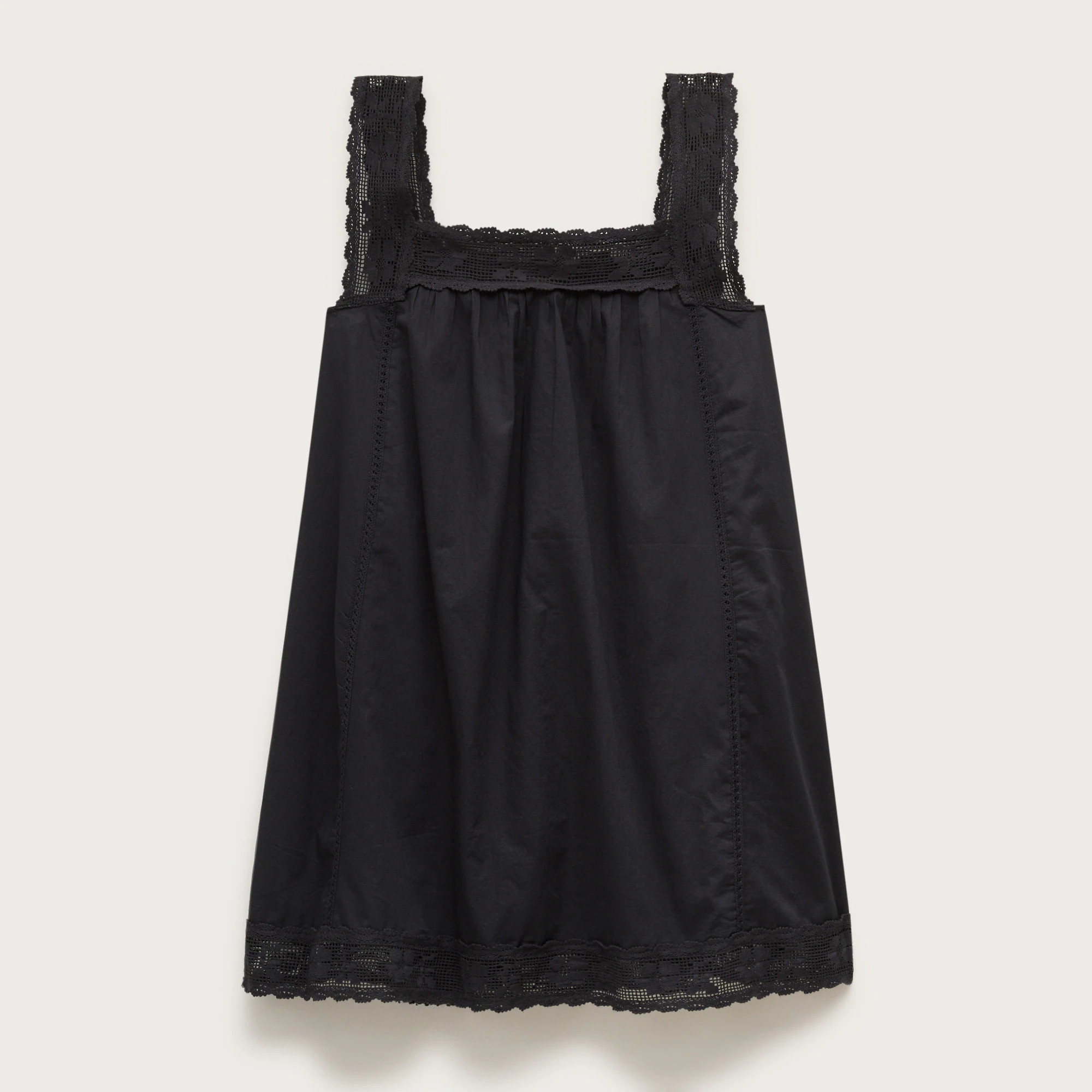 Lace-trim mini beach dress | J. Crew US