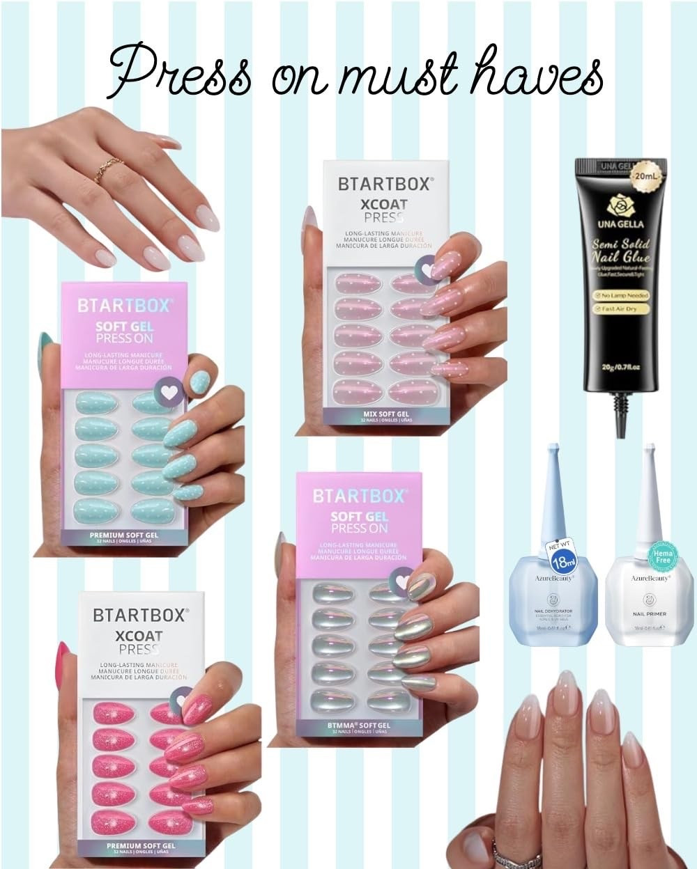 After years of trying press on nails and glues, this is my list of must haves

#LTKBeauty #LTKselfcare