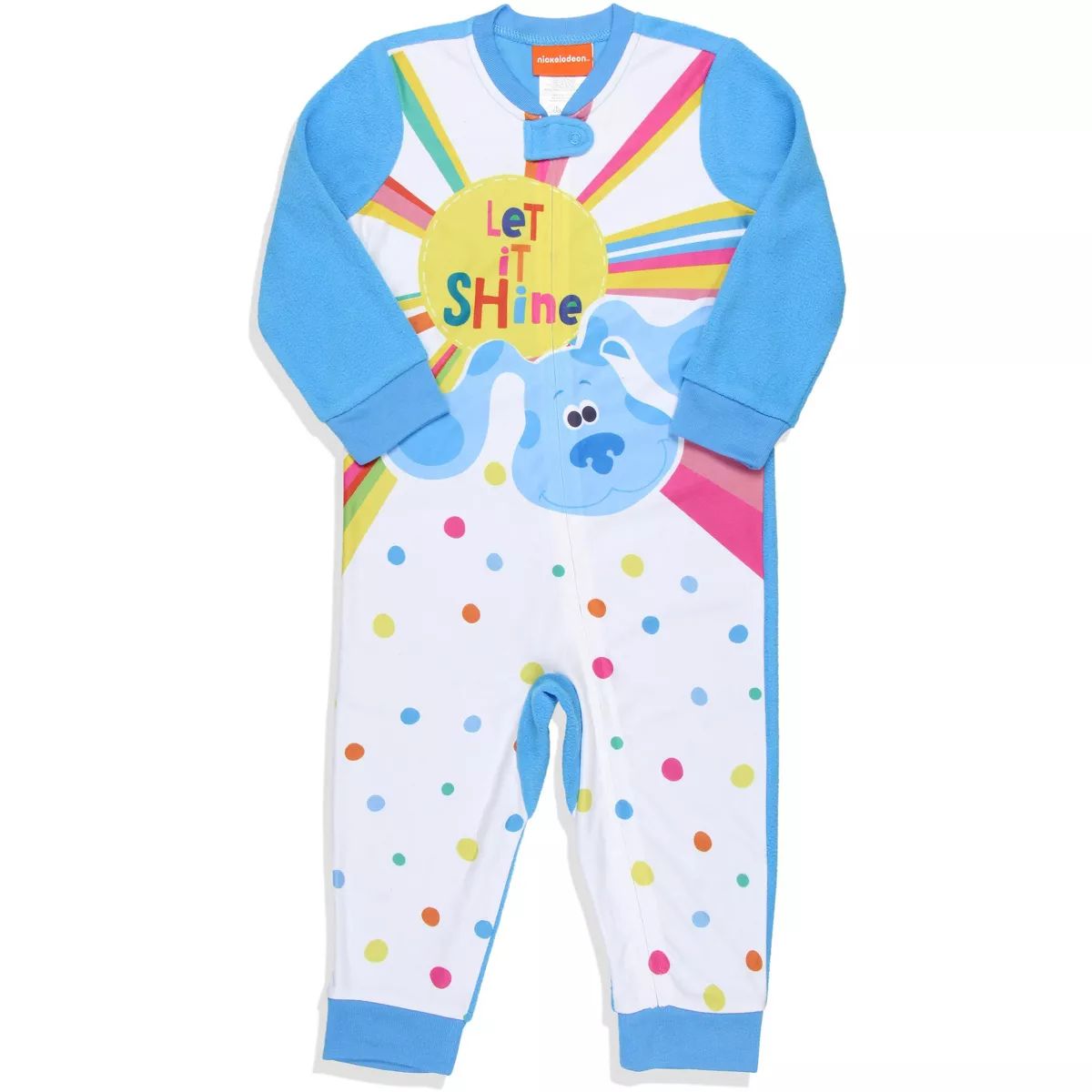 Nickelodeon Toddler Boys' Blue's Clues Union Suit Footless Sleep Pajama White | Target