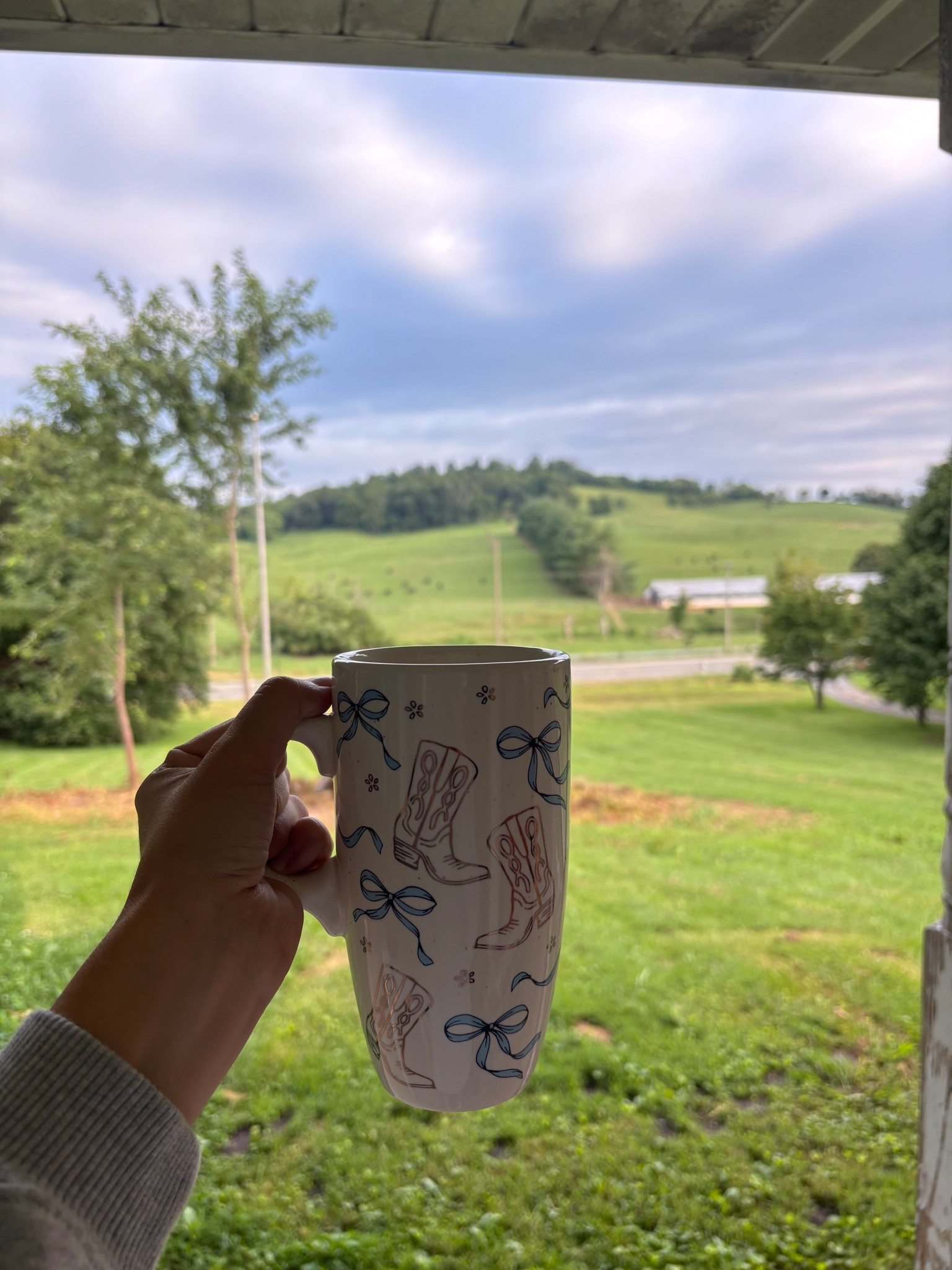 Good morning farm 🐄!! Love having cattle in front of and behind us! Needed a big cup of coffee after a long few weeks! Chandler started his new job at a local family owned construction company today and we’re settling into life on our little farm! Excited to share some more Reno projects with you guys!

#LTKHome #LTKMens #LTKFamily