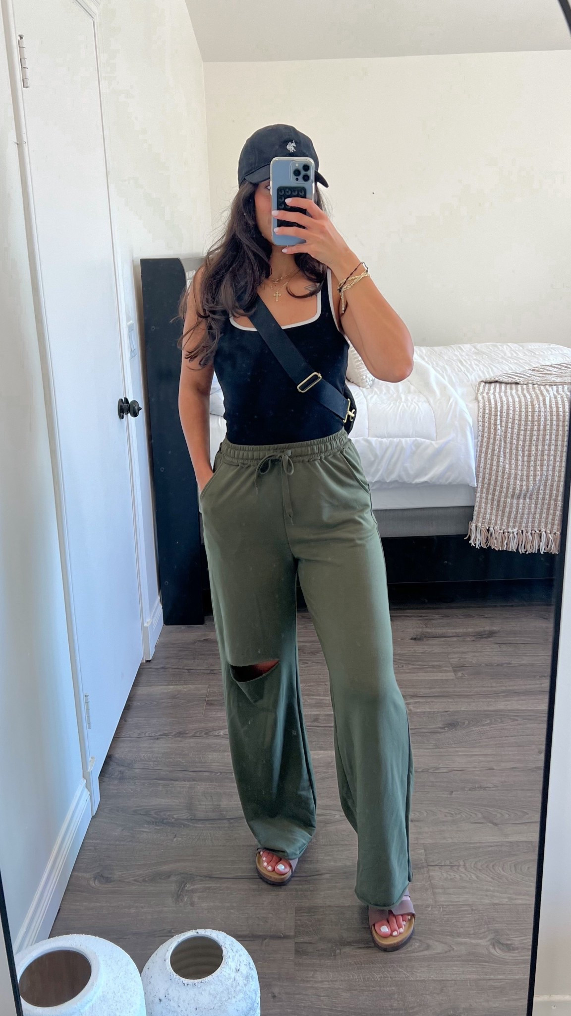 Saturday morning grocery run! 
Medium in joggers and small in tank 

#LTKItBag #LTKPetite #LTKStyleTip