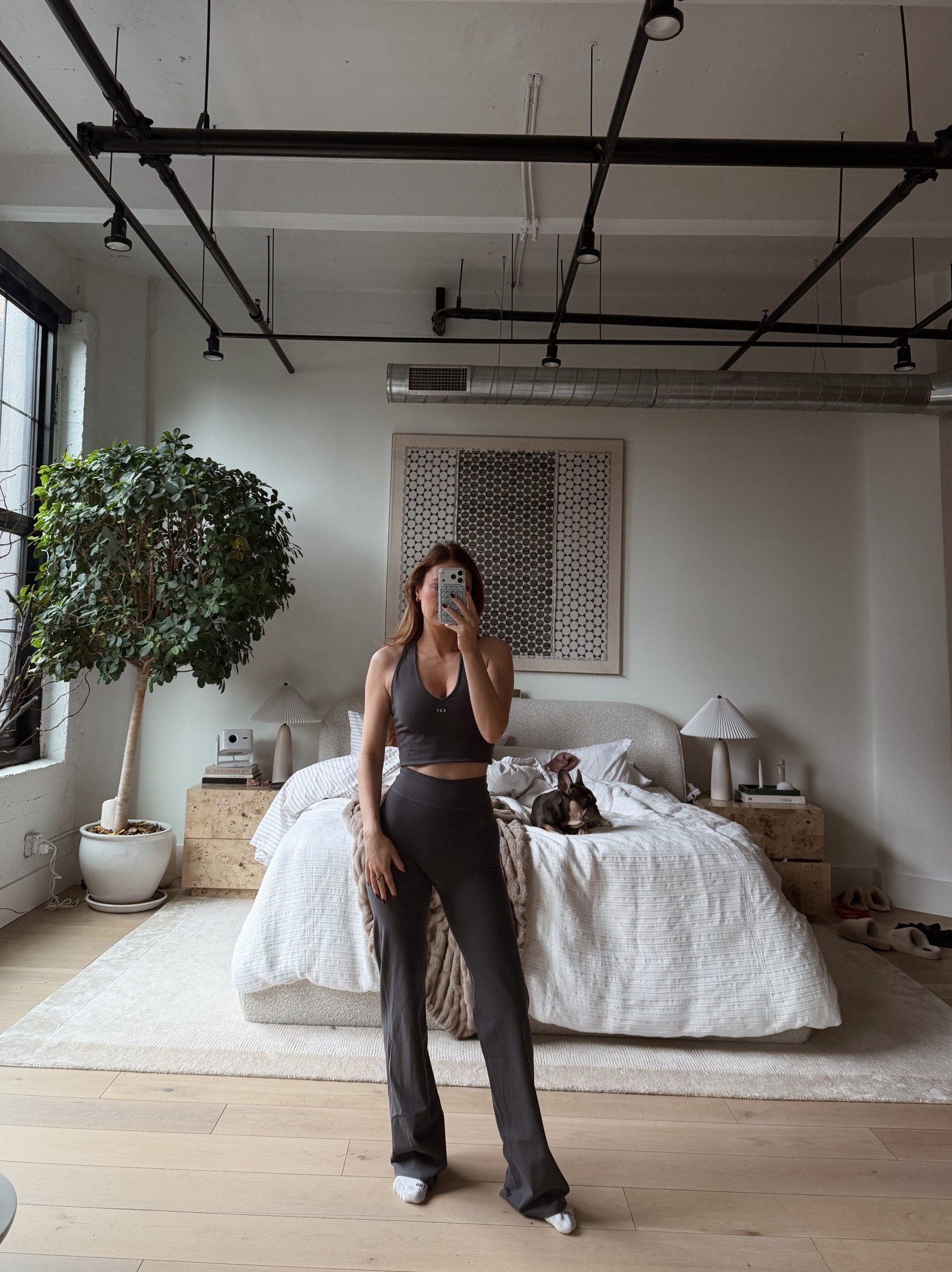 Such a flattering workout set! 