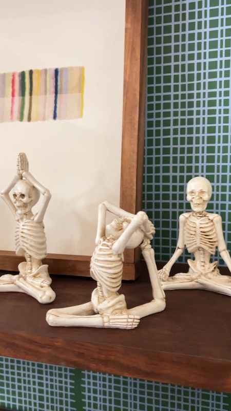 These inexpensive yoga skeletons are bringing me an absurd amount of joy! I combined a couple sets. 

#ltkhome #halloweendecor 

#LTKfindsunder50 #LTKSeasonal #LTKHalloween