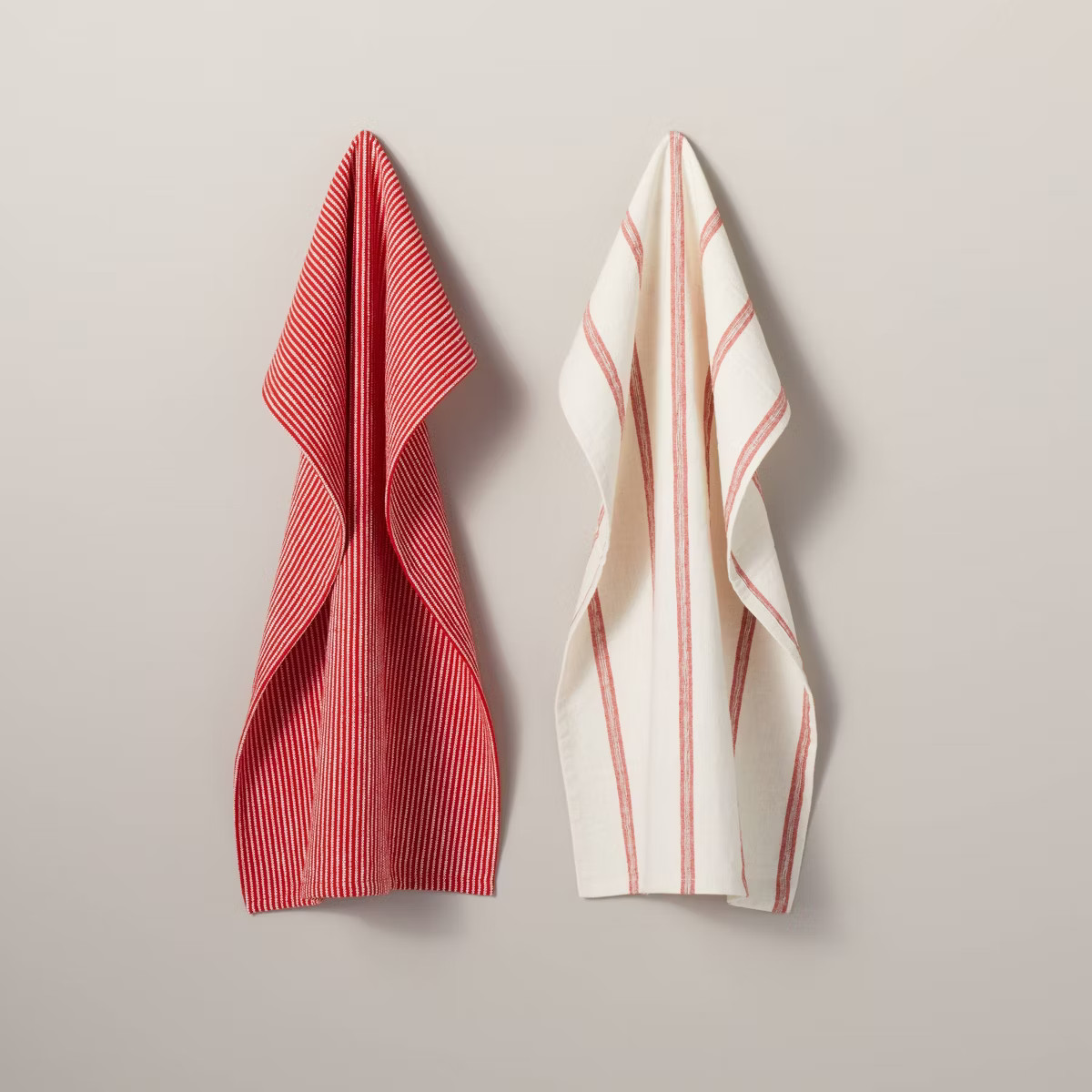 2ct Holiday Stripe Kitchen Towel Set - Hearth & Hand™ with Magnolia | Target