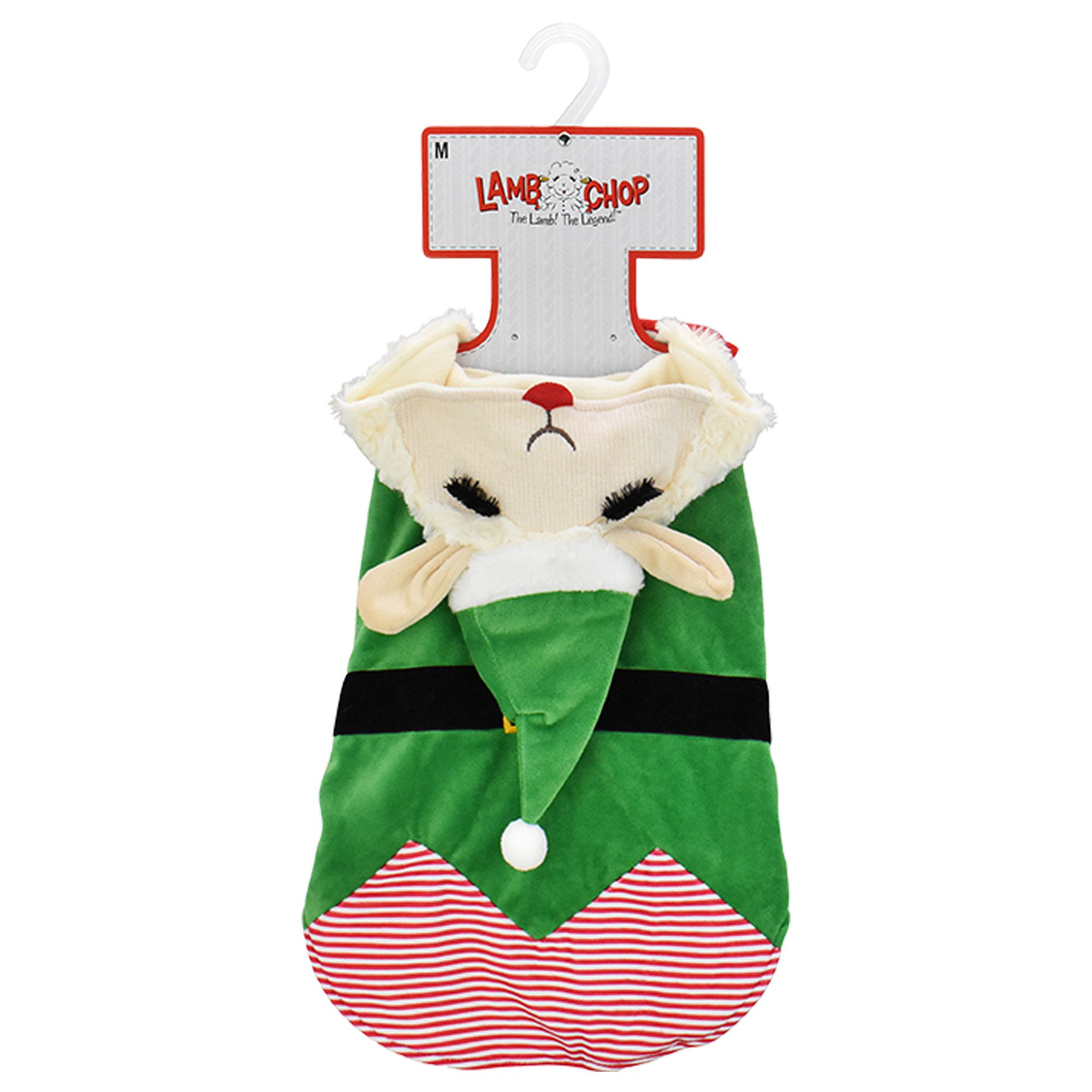 Multipet's Holiday Lamb Chop Elf Hoodie | PetSmart