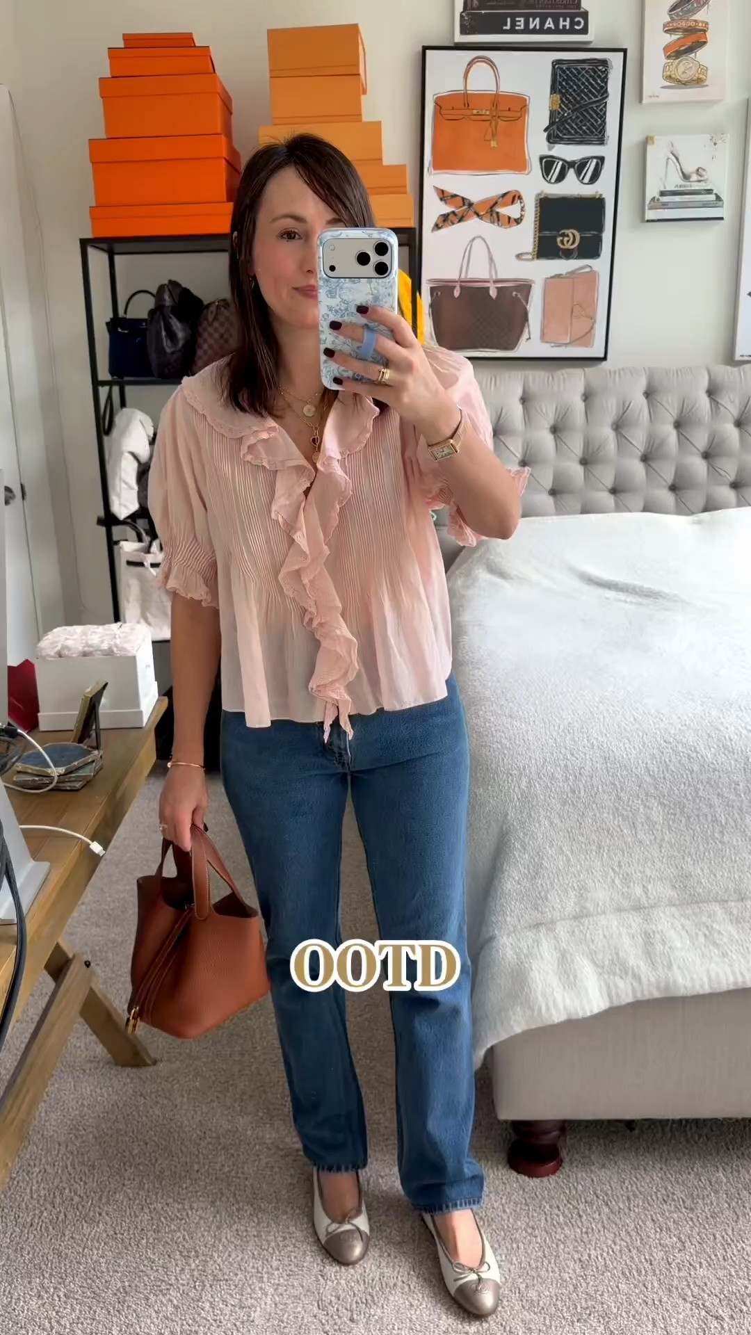 Doen blouse, vintage Levi’s and Chanel flats are my fave combo these days

#LTKSeasonal #LTKootd