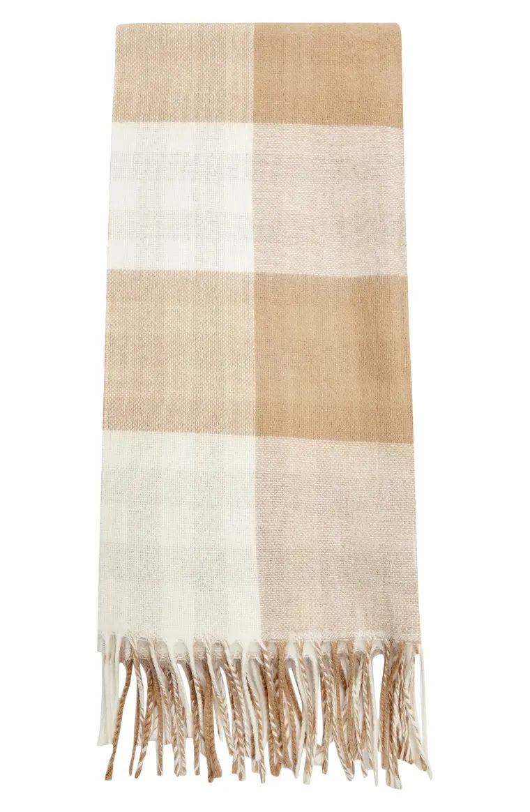 Double-Face Check Scarf | Nordstrom