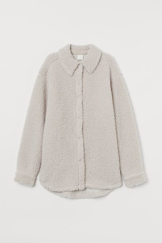 Faux Shearling Shacket | H&M (US)