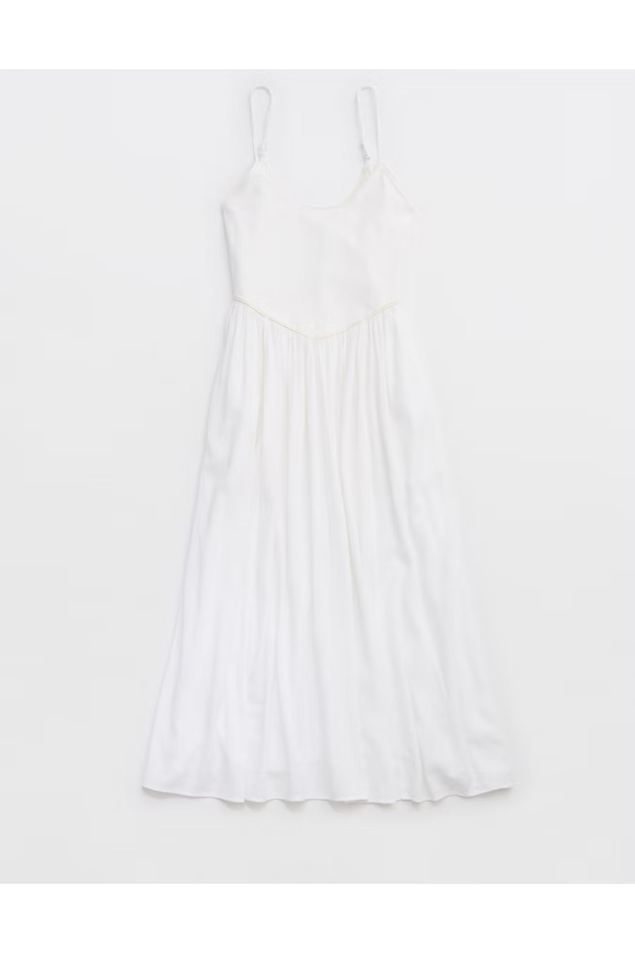 Aerie At The Barre Midi Dress Women's White XXS | American Eagle Outfitters (US & CA)
