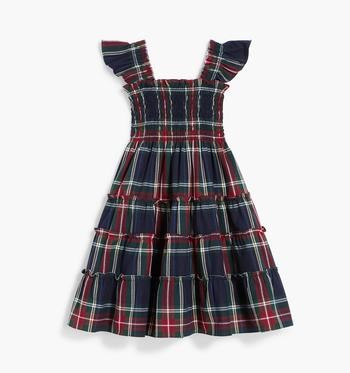 The Tiny Ellie Nap Dress - Blue Botanical | Hill House Home