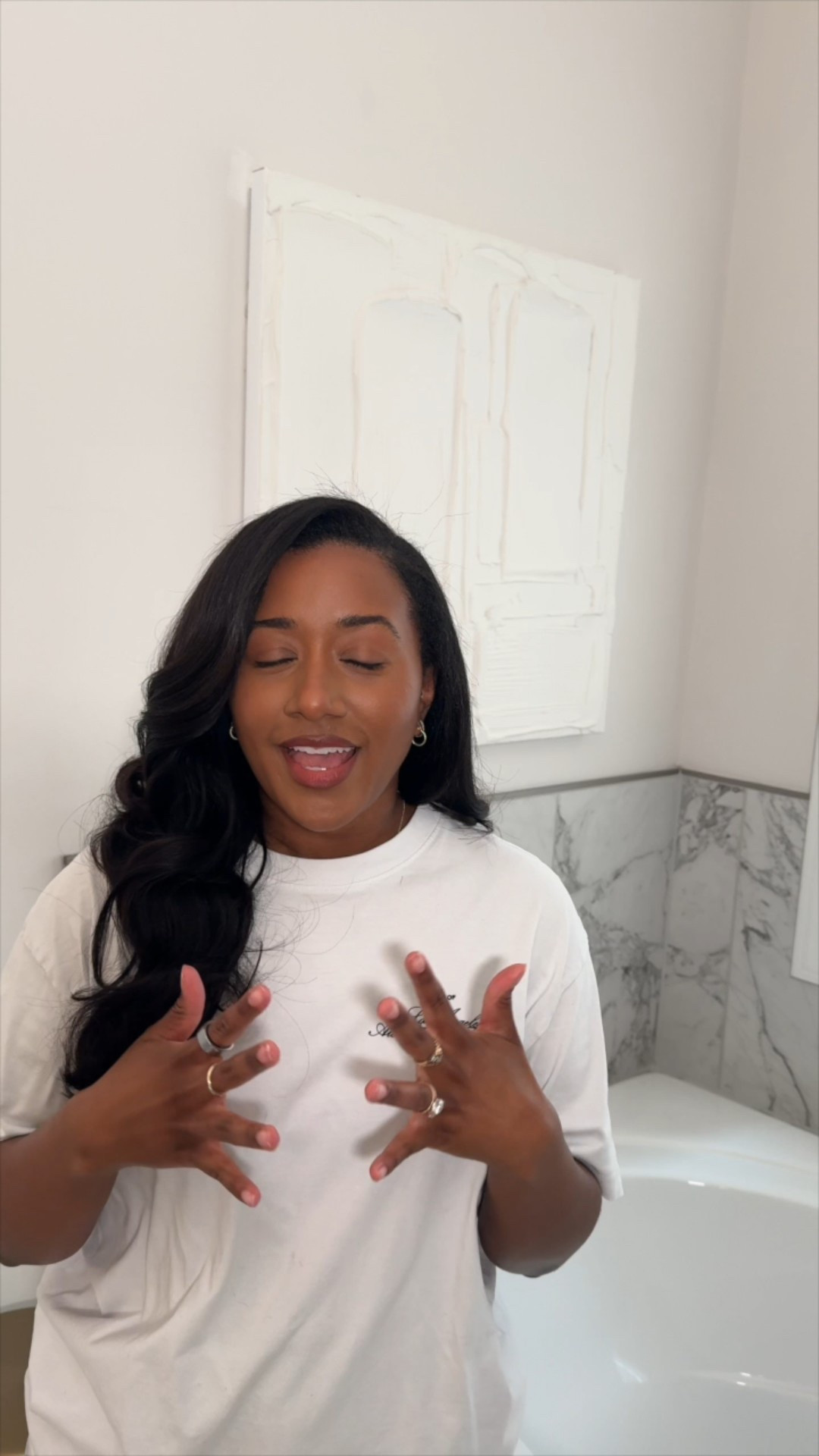 Pinterest Wall art DIY…. Fail? Ok the pink was a little tooo much for this space but it lead to me finding my dream wall art piece! It always works out 🥰

Home decor, wall art, modern, neutral, bathroom decor 

#LTKHome #LTKdayinmylife #LTKstorytime