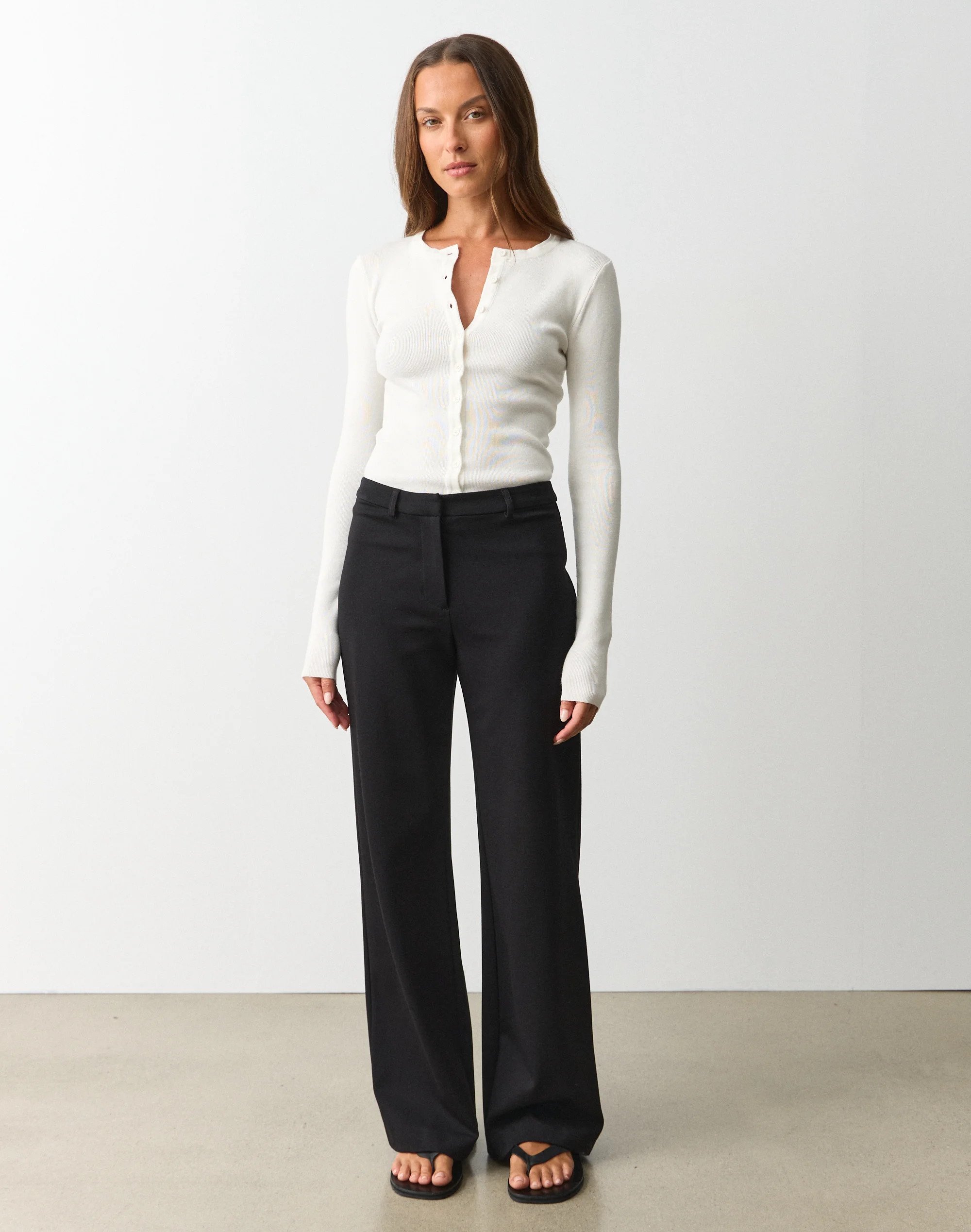 Mid Rise Tailored Ponte Pant | Glassons (Australia)