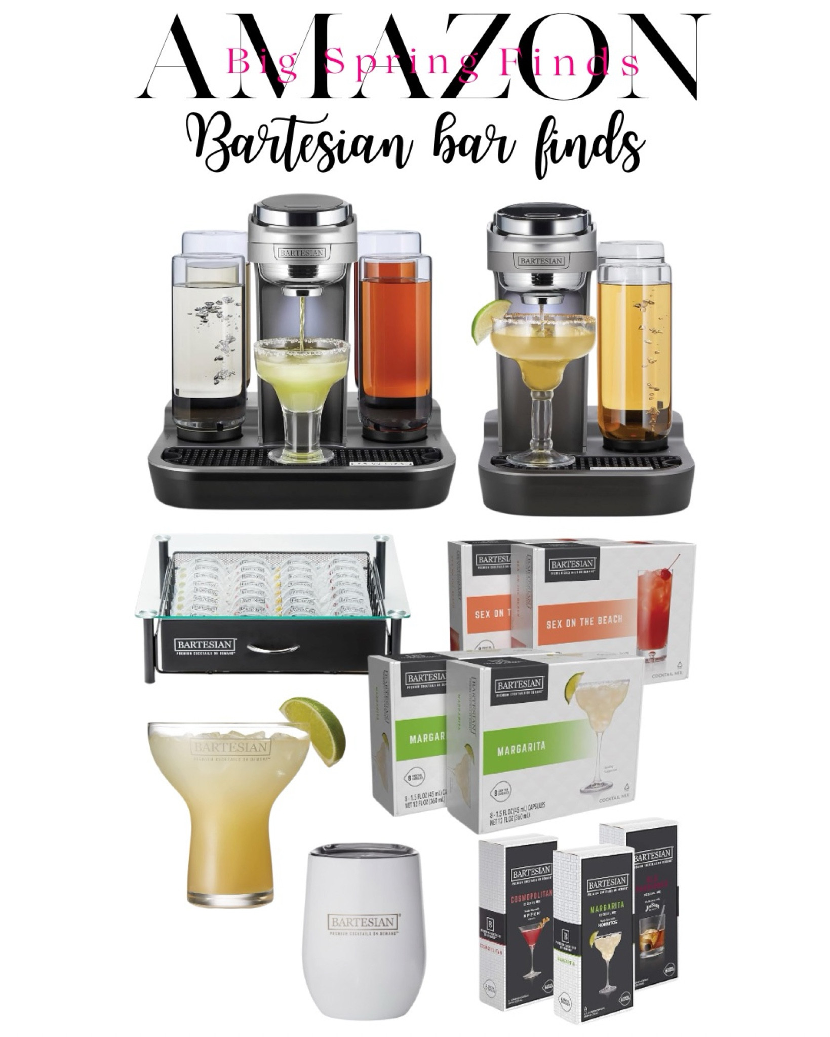 Elevate your bar by indulging in the art of mixology! 💞🥂It’s like having your personal bartender right in your home! 💞🙌🏾🥂🍹🍸So in love with this @Bartesian cocktail maker and some wonderful accessories that’s sold separately! Hurry up, and Grab while Amazon BIG Spring Sale last! 🏃🏾‍♀️💨💞🙌🏾🍹🍸🥂🛍️🛒🌺🌸🌼 link in bio 💞🙌🏾

#LTKVideo #LTKfamily #LTKhome