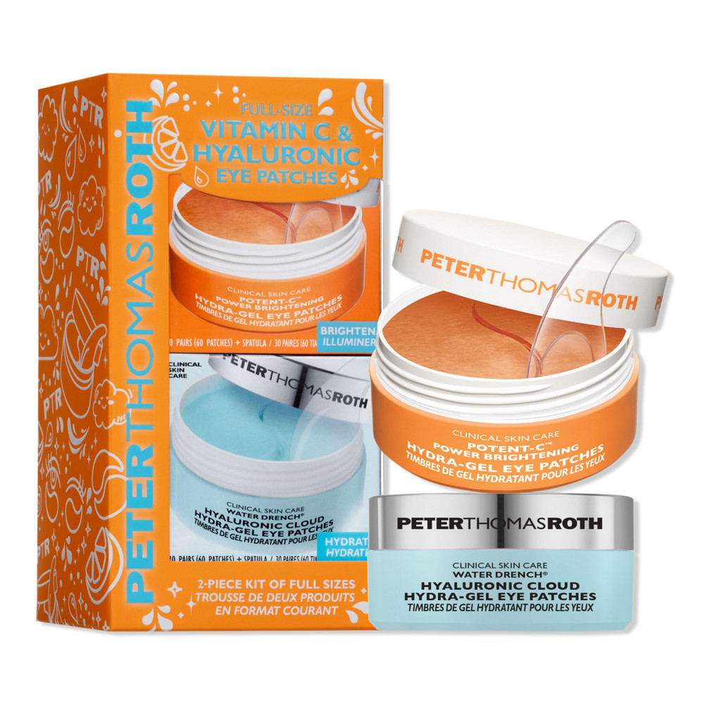 Peter Thomas Roth Full-Size Vitamin C & Hyaluronic Eye Patches 2-Piece Kit | Ulta