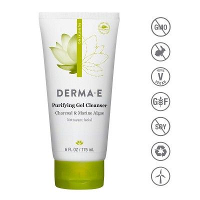 DERMA E Purifying Gel Cleanser - 6oz | Target