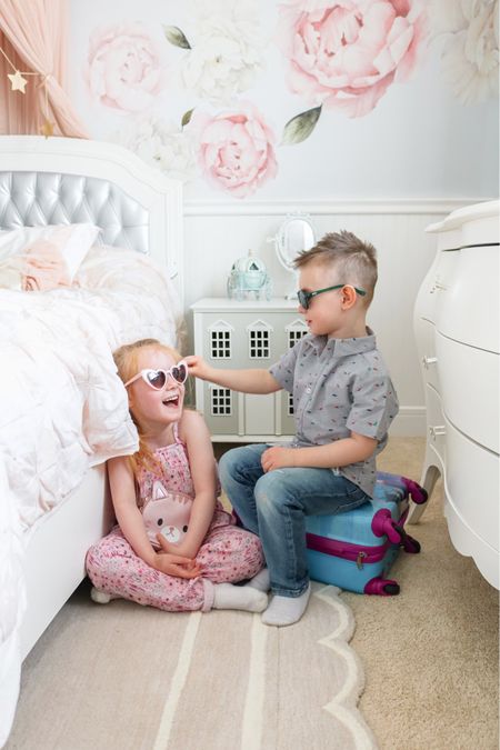 The cutest kids vacation clothes and girls bedroom details. Tagging this dollhouse bedside table, peony wall decals and kids outfit details 

#LTKkids #LTKfamily #LTKtravel