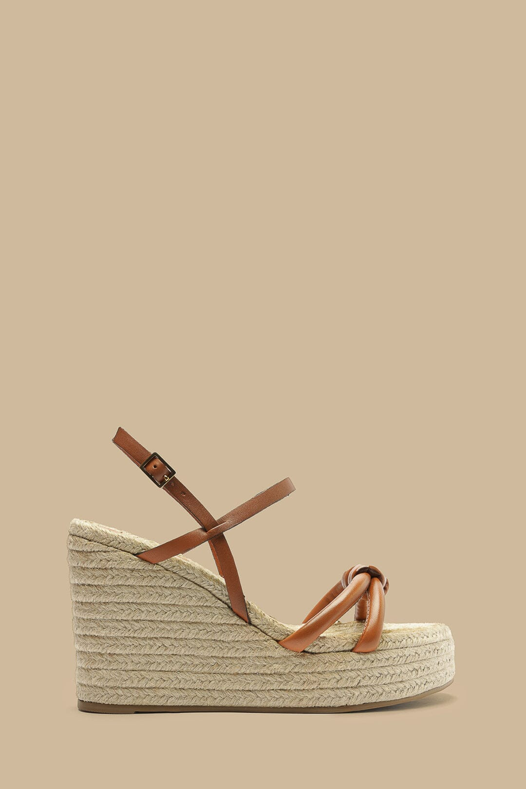 Camel Knot Wedge Sandal | Farm Rio EU