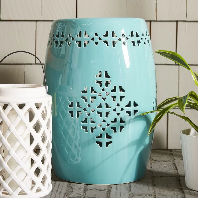 Iowa Park Ceramic Garden Stool | Wayfair North America