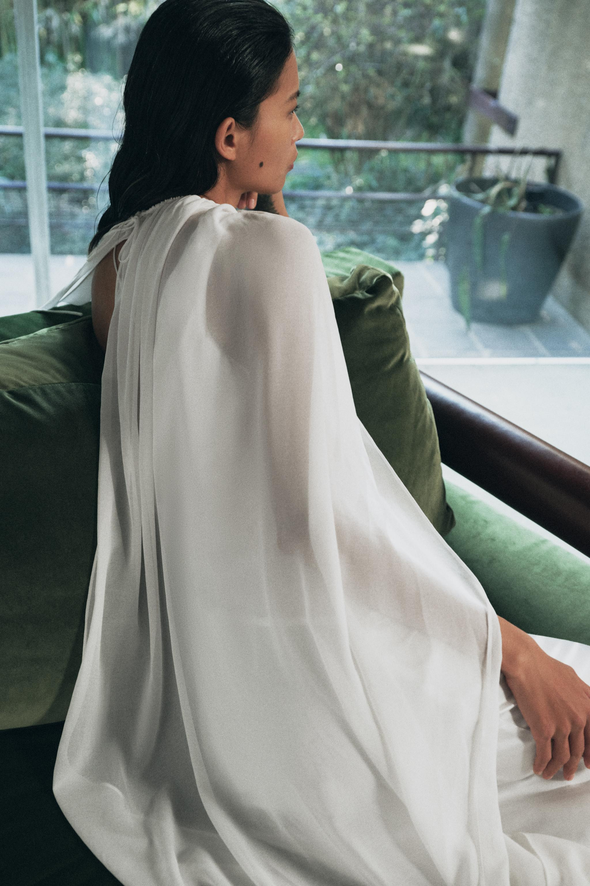 ASYMMETRIC LONG CAPE | Zara US