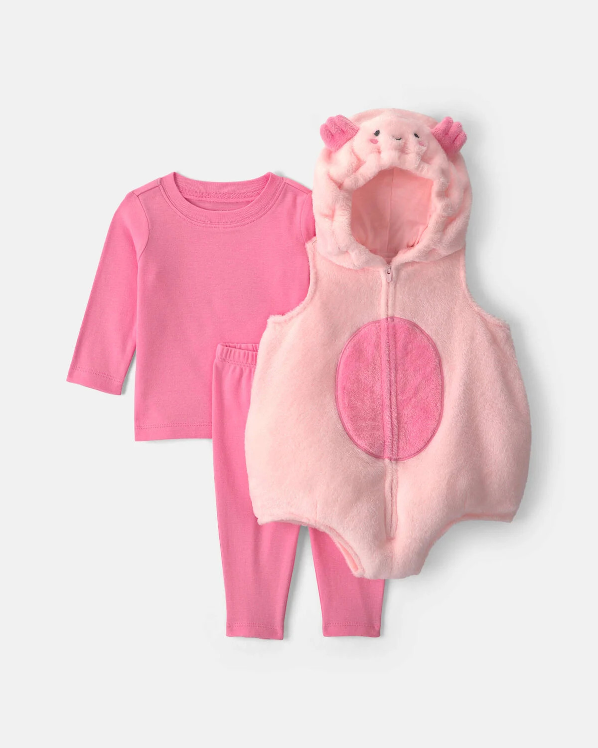 Baby Girl 3-Piece Axolotl Halloween Costume - Pink | Carter's Inc