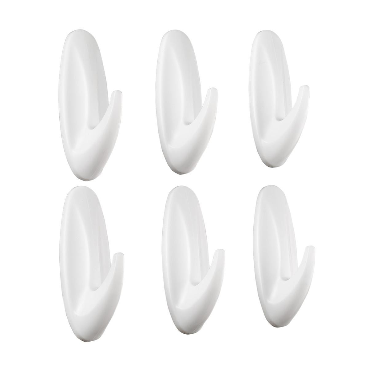 3M Command Medium White Designer Hooks Value Pack Pkg/6 | The Container Store