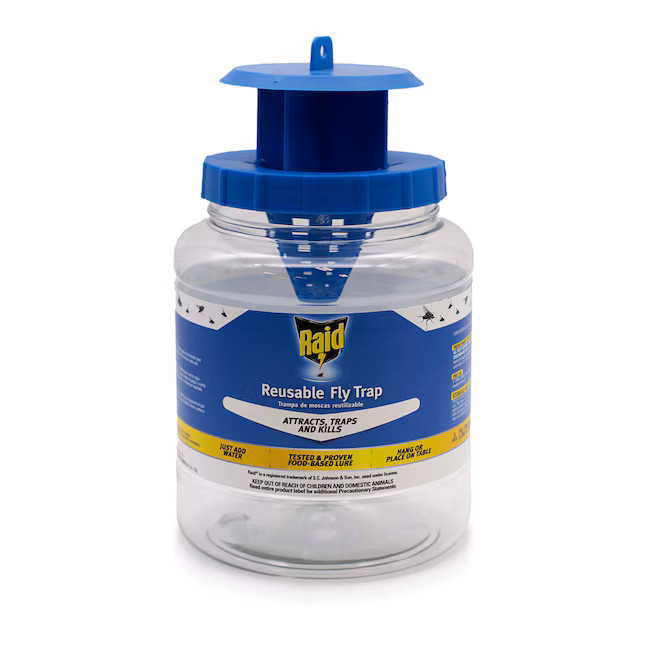 Raid Reusable Fly Jar Trap With Lure Outdoor Insect trap | Lowe's