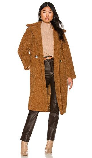 Daryna 2.0 Faux Fur Coat in Camel | Revolve Clothing (Global)