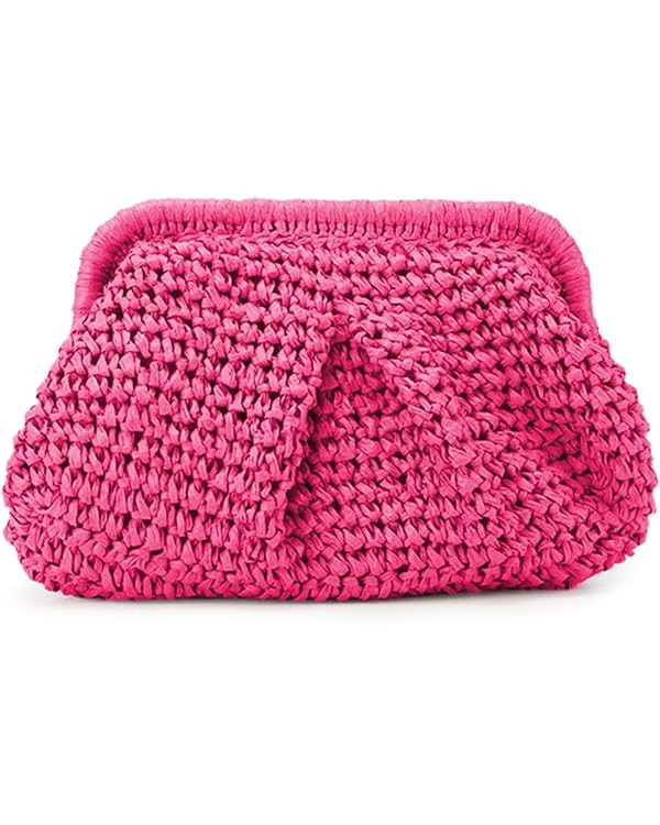 Emprier Straw Clutch Purse for Women Cloud Dumpling Pouch Straw Crossbody Shoulder Handbag Summer... | Amazon (CA)