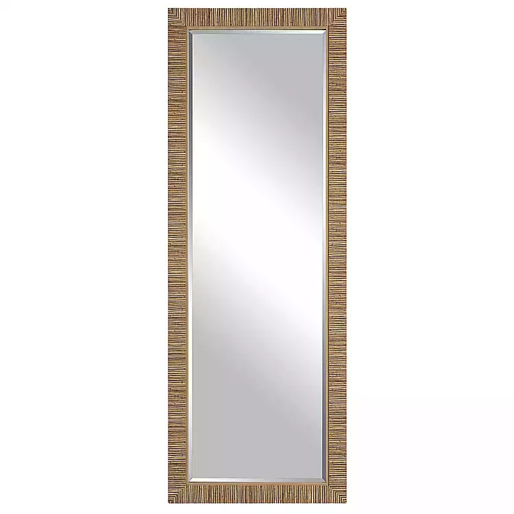 New! Natural Coastal Full-Length Wall Mirror | Kirkland's Home