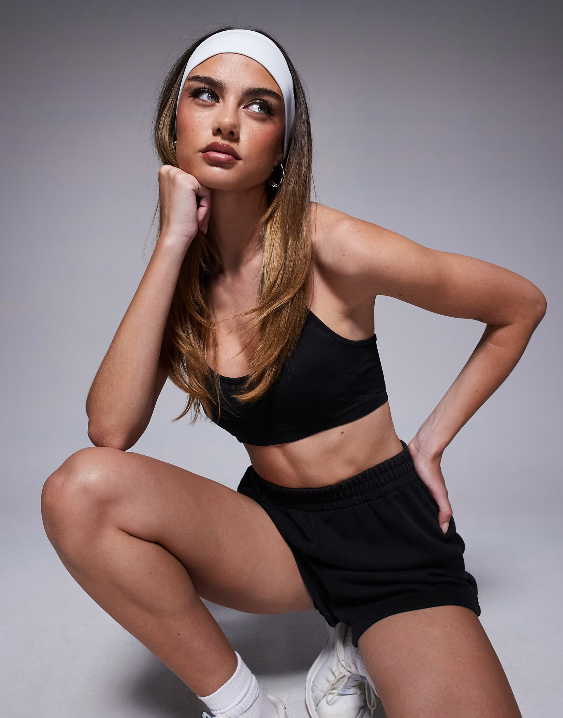 4505 quick dry running headband in white | ASOS | ASOS (Global)