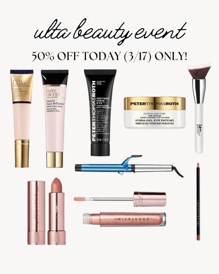 Ulta Semi-Annual Beauty Event sale - these items are 50% off today only! Sunday, March 17, 2024!

#LTKbeauty #LTKsalealert