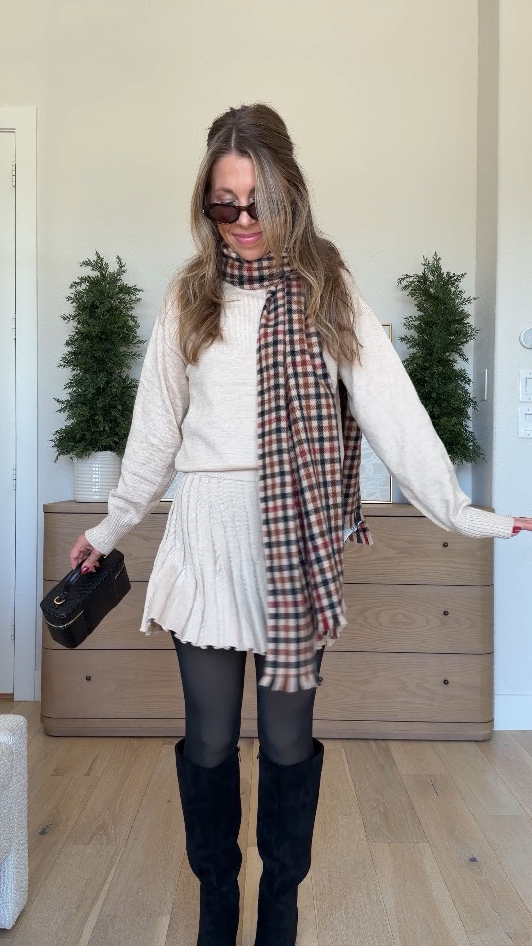 Love this turtleneck Amazon sweater and skirt set!! Size small  

#LTKootd #LTKHoliday #LTKFindsUnder50