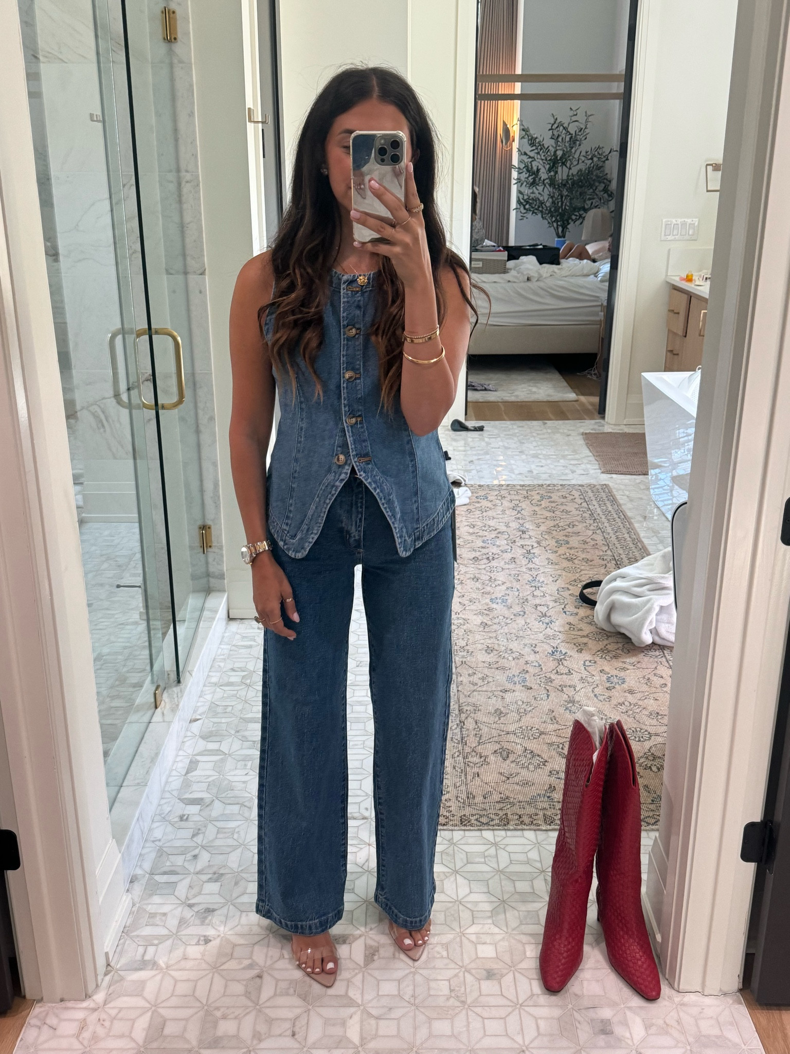 Vest: small, almost sold out but linked similar! 