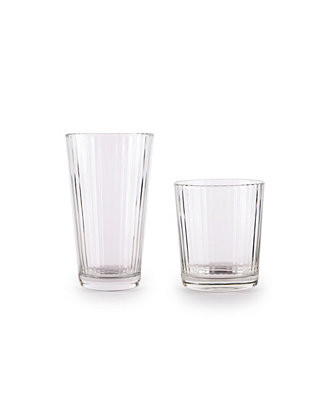Circle Glass Hill Street Entertaining Glasses, Set of 12 & Reviews - Glassware & Drinkware - Dini... | Macys (US)
