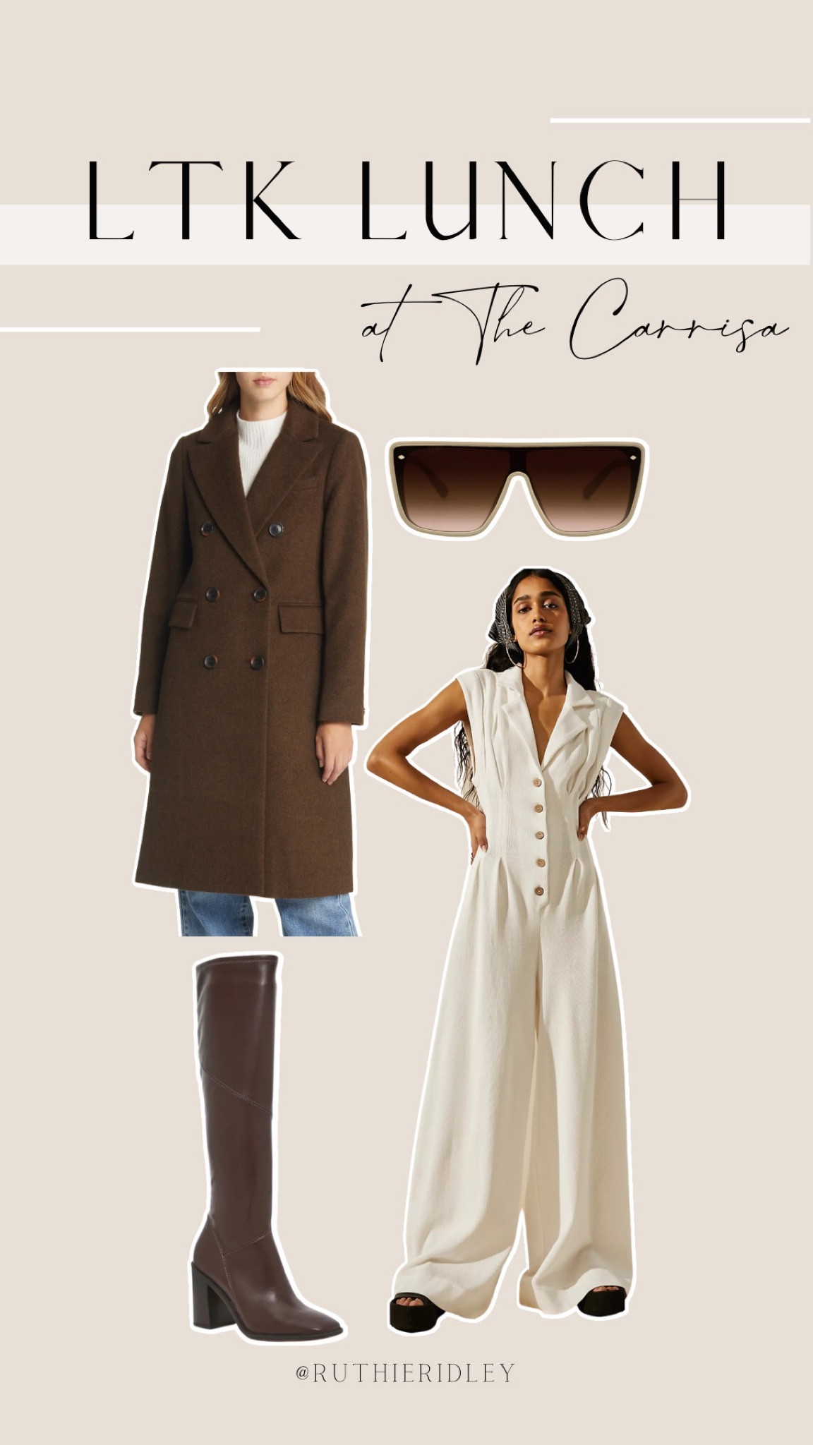 Lunch in SLO!! Free People jumpsuit with Nordstrom coat, DSW boots and Amazon sunglasses

#LTKtravel #LTKshoecrush #LTKstyletip