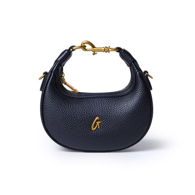 NANO PEBBLE HOBO BAG - BLACK | Glam-Aholic Lifestyle