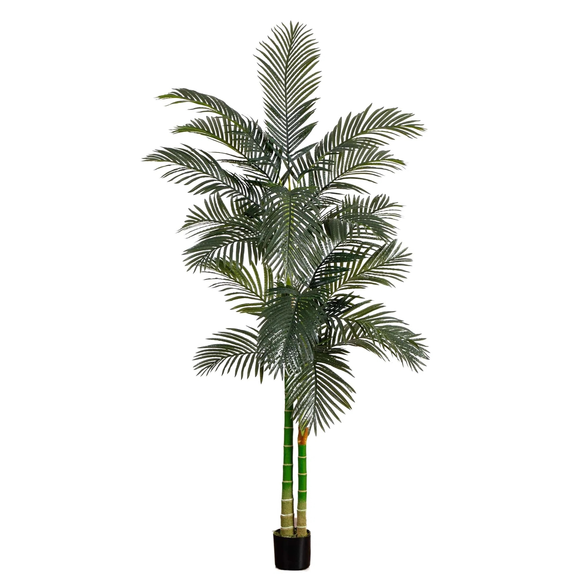 96" Artificial Palm Tree in Pot | Wayfair North America